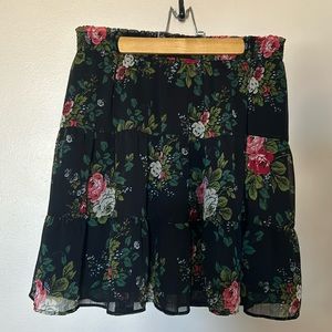 Loft three tiered skirt